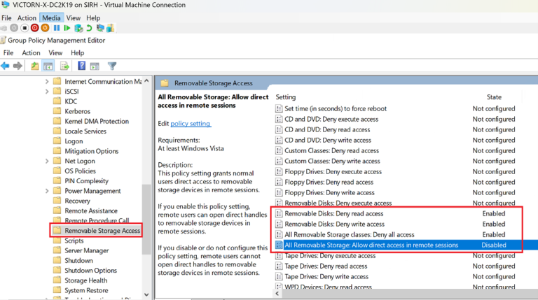 How to Restrict USB and Removable Storage Devices using Group Policy in Active Directory