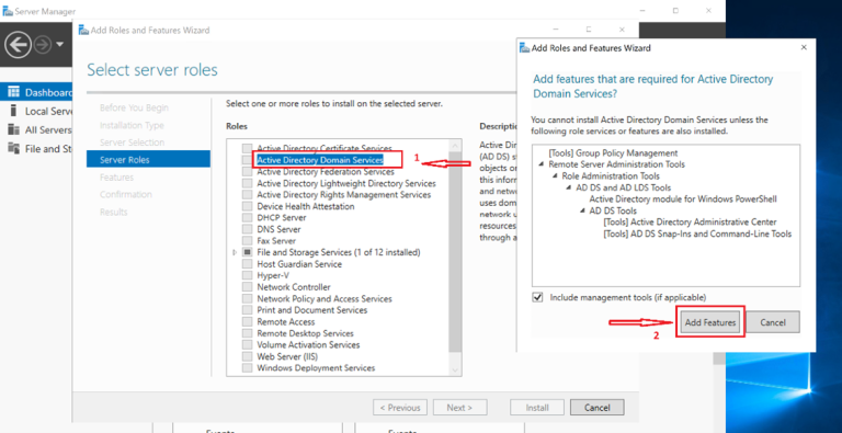 How to Install Active Directory Domain Services (AD DS) on Windows Server using Hyper-V (Step-by-Step Guide)