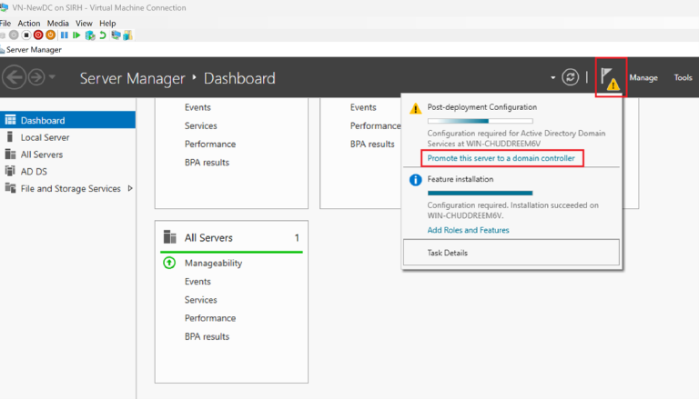 How to Add a Secondary Domain Controller to an Existing Domain (Hyper-V Lab)
