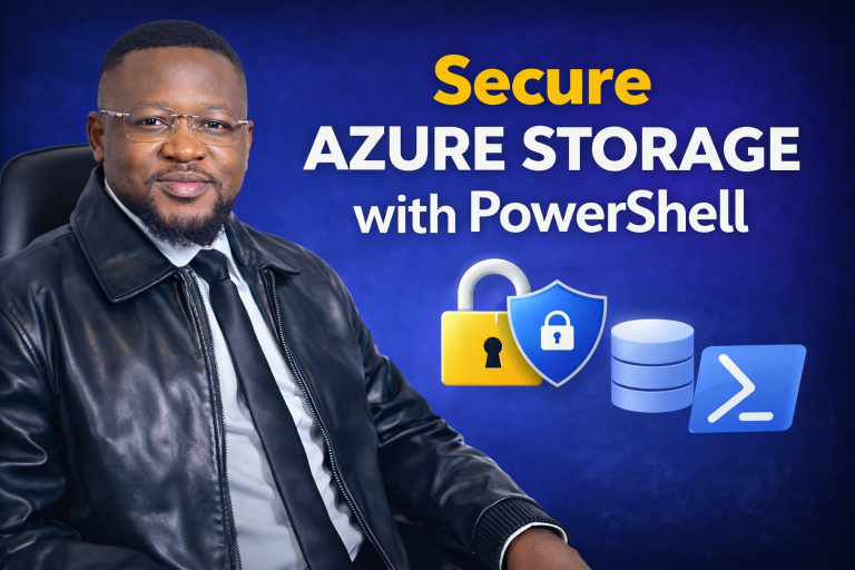 Securing Azure Blob Storage with PowerShell: Network Isolation, SAS Access & Immutable Policies (Beginner to Pro)