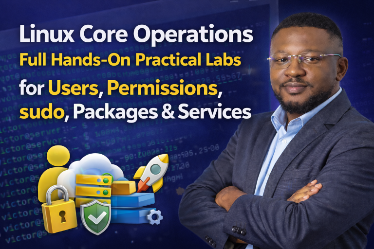 Linux Core Operations: Full Hands‑On Practical Labs for Users, Permissions, sudo, Packages & Services