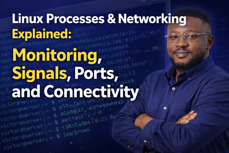 Linux Processes & Networking: Monitoring, Signals, Ports, and Connectivity